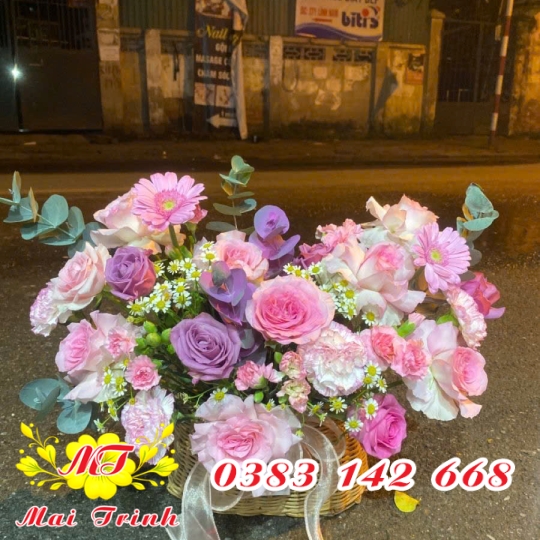 Giỏ Hoa 04